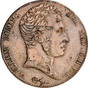 Netherlands 3 Guldens (Willem I Pattern) WILLEM KONING DER NED. G. H. V. L. coin obverse Netherlands 3 Guldens (Willem I Pattern) WILLEM KONING DER NED. G. H. V. L. coin obverse