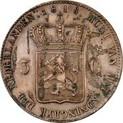 Netherlands 3 Guldens (Willem I Pattern) 1818 MUNT VAN HET KONINGRYK DER NEDERLANDEN 3 G coin reverse Netherlands 3 Guldens (Willem I Pattern) 1818 MUNT VAN HET KONINGRYK DER NEDERLANDEN 3 G coin reverse