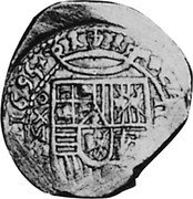 Mexico 4 Escudos Charles II 1695 MXo L KM# 54 CAROLVS II DEI G 1695 MXO IIII coin obverse Mexico 4 Escudos Charles II 1695 MXo L KM# 54 CAROLVS II DEI G 1695 MXO IIII coin obverse