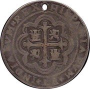 Mexico 4 Reales Philip V 1722 Mo J KM# R40 HISPANIARVM ET INDIARVM REX coin reverse