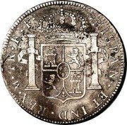 Mexico 4 Reales Carolus III 1778 FF KM# 97.2 HISPAN ET IND REX MO 4 R F F PLUS VLTRA coin reverse Mexico 4 Reales Carolus III 1778 FF KM# 97.2 HISPAN ET IND REX MO 4 R F F PLUS VLTRA coin reverse