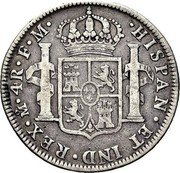 Mexico 4 Reales Charles IV 1789 FM KM# 98 HISPAN ET IND REX MO 4R FM coin reverse