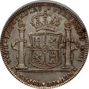 Mexico 4 Reales Fernando VII Proclamation Coinage 1808 KM# QA66 FERNANDO VII REY DE ESPAÑA Y DE LAS INDIAS coin obverse Mexico 4 Reales Fernando VII Proclamation Coinage 1808 KM# QA66 FERNANDO VII REY DE ESPAÑA Y DE LAS INDIAS coin obverse