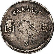 Mexico 4 Reales Ferdinand VII. Sombrerete 1812 KM# 175 VARGAS S S 3 coin reverse Mexico 4 Reales Ferdinand VII. Sombrerete 1812 KM# 175 VARGAS S S 3 coin reverse