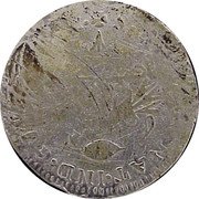 Mexico 4 Reales Insurgent Coin 1813 KM# 214 S. P. CONG. NAT. IND. GUVT. coin reverse Mexico 4 Reales Insurgent Coin 1813 KM# 214 S. P. CONG. NAT. IND. GUVT. coin reverse