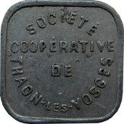 France 5 Centimes (Cooperative Society. Thaon-les-Vosges) SOCIÉTÉ COOPÉRATIVE DE THAON-LES-VOSGES coin obverse France 5 Centimes (Cooperative Society. Thaon-les-Vosges) SOCIÉTÉ COOPÉRATIVE DE THAON-LES-VOSGES coin obverse