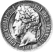 France 5 Centimes (Louis Philippe Essai) KM# Pn37 LOUIS PHILIPPE I ROI DES FRAÇAISES 1847 BARRE coin obverse France 5 Centimes (Louis Philippe Essai) KM# Pn37 LOUIS PHILIPPE I ROI DES FRAÇAISES 1847 BARRE coin obverse