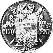 France 5 Centimes (Louis Philippe Essai) KM# Pn37 CHARTE 1830 CINQ CENTES coin reverse France 5 Centimes (Louis Philippe Essai) KM# Pn37 CHARTE 1830 CINQ CENTES coin reverse
