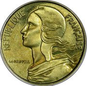 France 5 Centimes (Marianne Piedfort) REPUBLIQUE FRANÇAISE. LAGRIFFOUL coin obverse France 5 Centimes (Marianne Piedfort) REPUBLIQUE FRANÇAISE. LAGRIFFOUL coin obverse