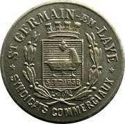 France 5 Centimes Saint-Germain-en-Laye Pattern 1918  Nickel-silver PATTERN ST-GERMAIN-EN-LAYE 5 7- 1938 J.BORY SYNDICATS COMMERCIAUX coin obverse France 5 Centimes Saint-Germain-en-Laye Pattern 1918  Nickel-silver PATTERN ST-GERMAIN-EN-LAYE 5 7- 1938 J.BORY SYNDICATS COMMERCIAUX coin obverse