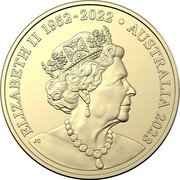 Australia 5 Dollars (World Heritage Properties) ELIZABETH II 1952-2022 AUSTRALIA 2023 JC coin obverse Australia 5 Dollars (World Heritage Properties) ELIZABETH II 1952-2022 AUSTRALIA 2023 JC coin obverse
