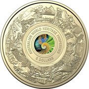 Australia 5 Dollars (World Heritage Properties) AUSTRALIAN WORLD HERITAGE PROPERTIES 5 DOLLARS TD coin reverse Australia 5 Dollars (World Heritage Properties) AUSTRALIAN WORLD HERITAGE PROPERTIES 5 DOLLARS TD coin reverse