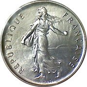 France 5 Francs (The Sower. Piedfort) REPUBLIQUE FRANÇAISE O. ROTY coin obverse France 5 Francs (The Sower. Piedfort) REPUBLIQUE FRANÇAISE O. ROTY coin obverse
