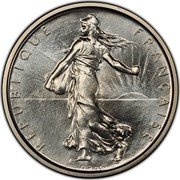 France 5 Francs (The Sower. Piedfort) KM# 926a REPUBLIQUE FRANÇAISE coin obverse France 5 Francs (The Sower. Piedfort) KM# 926a REPUBLIQUE FRANÇAISE coin obverse