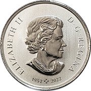 Canada 8 Dollars (Lunar Year of the Dragon. Transition Obverse) ELIZABETH II D G REGINA 1952 2022 SB coin obverse Canada 8 Dollars (Lunar Year of the Dragon. Transition Obverse) ELIZABETH II D G REGINA 1952 2022 SB coin obverse