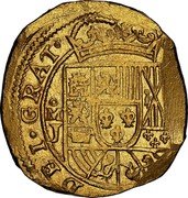 Mexico 8 Escudos Philip V 1714 Mo J Date on reverse KM# 57.3 PHILIPVS V DEI GRAT MO J VIII coin obverse Mexico 8 Escudos Philip V 1714 Mo J Date on reverse KM# 57.3 PHILIPVS V DEI GRAT MO J VIII coin obverse