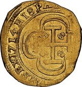 Mexico 8 Escudos Philip V 1714 Mo J Date on reverse KM# 57.3 HISPAN...REX 1714 coin reverse Mexico 8 Escudos Philip V 1714 Mo J Date on reverse KM# 57.3 HISPAN...REX 1714 coin reverse
