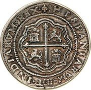 Mexico 8 Reales Philip IV 1650 P KM# 45 HISPANIARVM ET INDIARVM REX coin reverse Mexico 8 Reales Philip IV 1650 P KM# 45 HISPANIARVM ET INDIARVM REX coin reverse