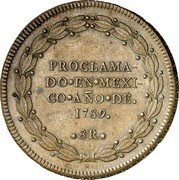 Mexico 8 Reales Carlos IV Proclamation 1789 KM# Q28a PROCLAMADO EN MEXICO ANO DE 1789 8R coin reverse Mexico 8 Reales Carlos IV Proclamation 1789 KM# Q28a PROCLAMADO EN MEXICO ANO DE 1789 8R coin reverse