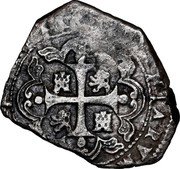 Mexico 8 Reales (Philip V) KM# 47a HISPANIARVM ET INDIARVM REX coin reverse Mexico 8 Reales (Philip V) KM# 47a HISPANIARVM ET INDIARVM REX coin reverse