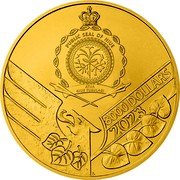 Niue 8000 Dollars (Charles III Czech Lion) PUBLIC SEAL OF NIUE ATUA NIUE TUKULAGI 8000 DOLLARS 2023 CM coin obverse Niue 8000 Dollars (Charles III Czech Lion) PUBLIC SEAL OF NIUE ATUA NIUE TUKULAGI 8000 DOLLARS 2023 CM coin obverse