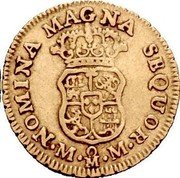 Mexico Escudo Carolus III 1761 MM KM# 116 NOMINA MAGNA SEQUOR M MO M coin reverse Mexico Escudo Carolus III 1761 MM KM# 116 NOMINA MAGNA SEQUOR M MO M coin reverse