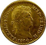 Mexico Escudo Ferdinand VII 1814 HJ KM# 122 HISP ET IND R FERDIN VII D G 1814 coin obverse Mexico Escudo Ferdinand VII 1814 HJ KM# 122 HISP ET IND R FERDIN VII D G 1814 coin obverse