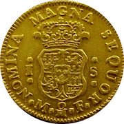 Mexico Escudo Ferdinand VI 1748 MF KM# 115.1 NOMINA MAGNA SEQUOR M MO F 1 S coin reverse Mexico Escudo Ferdinand VI 1748 MF KM# 115.1 NOMINA MAGNA SEQUOR M MO F 1 S coin reverse