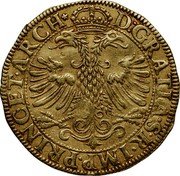 Italy Florin Charles I. Fides ND (1627-1637)  D GRATIA S R IMP PRINC ET ARCH coin reverse Italy Florin Charles I. Fides ND (1627-1637)  D GRATIA S R IMP PRINC ET ARCH coin reverse
