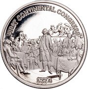 Niue Half Dollar America 250th Anniversary. First Continental Congress 2023 FIRST CONTINENTAL CONGRESS 1774 coin reverse Niue Half Dollar America 250th Anniversary. First Continental Congress 2023 FIRST CONTINENTAL CONGRESS 1774 coin reverse