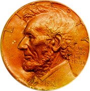 USA One Cent (James Earl Fraser Lincoln Cent Die Strike) IN GOD WE TRUST LIBERTY 1952 coin obverse USA One Cent (James Earl Fraser Lincoln Cent Die Strike) IN GOD WE TRUST LIBERTY 1952 coin obverse