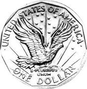 USA One Dollar (Liberty Head Dollar Design Trial Strike) UNITED STATES OF AMERICA ONE DOLLAR E PLURIBUS UNUM coin reverse USA One Dollar (Liberty Head Dollar Design Trial Strike) UNITED STATES OF AMERICA ONE DOLLAR E PLURIBUS UNUM coin reverse