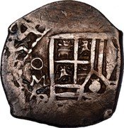 Mexico Real Philip IV 1643 Mo P KM# R28 PHILIPPVS IIII D G 1731 MO P I coin obverse