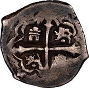 Mexico Real Philip IV 1643 Mo P KM# R28 coin reverse