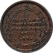 Mexico Real Carlos IV Proclamation Coinage 1789 KM# Q24a PROCLAMA DO EN MÉXI CO AÑO DE 1789. 1R coin reverse Mexico Real Carlos IV Proclamation Coinage 1789 KM# Q24a PROCLAMA DO EN MÉXI CO AÑO DE 1789. 1R coin reverse