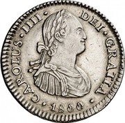 Mexico Real Charles IV 1800 FM KM# 81 CAROLUS IIII DEI GRATIA 1803 coin obverse Mexico Real Charles IV 1800 FM KM# 81 CAROLUS IIII DEI GRATIA 1803 coin obverse
