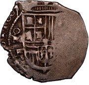 Mexico Real (Philip III) KM# 27.2 PHILIPPVS III DEI G 1608 MO F I coin obverse Mexico Real (Philip III) KM# 27.2 PHILIPPVS III DEI G 1608 MO F I coin obverse