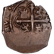 Mexico Real (Philip III) KM# 27.2 coin reverse Mexico Real (Philip III) KM# 27.2 coin reverse