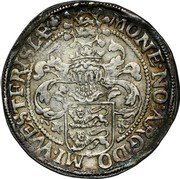 Netherlands Rijksdaalder (West Friesland Province) MONE NO ARG DOMI WESTFRISÆ coin reverse Netherlands Rijksdaalder (West Friesland Province) MONE NO ARG DOMI WESTFRISÆ coin reverse