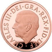 UK Six Pence (Charles III) CHARLES III DEI GRA REX FID DEF MJ coin obverse UK Six Pence (Charles III) CHARLES III DEI GRA REX FID DEF MJ coin obverse