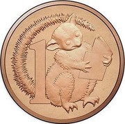 Australia 1 Cent Possum 2017 1 coin reverse Australia 1 Cent Possum 2017 1 coin reverse