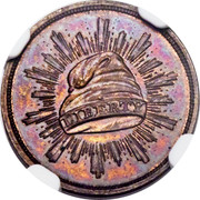 USA 1 D. Liberty Cap 1836  LIBERTY coin obverse USA 1 D. Liberty Cap 1836  LIBERTY coin obverse