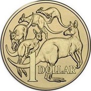 Australia 1 Dollar 50 Years of Decimal Currency 2016  1 DOLLAR coin reverse Australia 1 Dollar 50 Years of Decimal Currency 2016  1 DOLLAR coin reverse