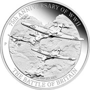 Australia 1 Dollar 75th Anniversary of WWII- The Battle of Britain 2015  75TH ANNIVERSARY OF WWII 1OZ 999 SILVER THE BATTLE OF BRITAIN P coin reverse Australia 1 Dollar 75th Anniversary of WWII- The Battle of Britain 2015  75TH ANNIVERSARY OF WWII 1OZ 999 SILVER THE BATTLE OF BRITAIN P coin reverse