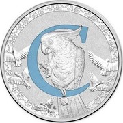 Australia 1 Dollar Alphabet Collection - Letter C (Blue) 2015 C coin reverse Australia 1 Dollar Alphabet Collection - Letter C (Blue) 2015 C coin reverse