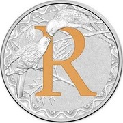 Australia 1 Dollar Alphabet Collection - Letter R (Orange) 2015 R coin reverse Australia 1 Dollar Alphabet Collection - Letter R (Orange) 2015 R coin reverse