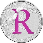 Australia 1 Dollar Alphabet Collection - Letter R (Violet) 2016 R coin reverse Australia 1 Dollar Alphabet Collection - Letter R (Violet) 2016 R coin reverse