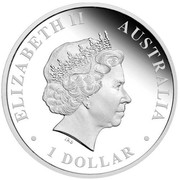 Australia 1 Dollar Australian Antarctic Territory Series - Wandering Albatross 2014 KM# 2182 ELIZABETH II AUSTRALIA 1 DOLLAR IRB coin obverse Australia 1 Dollar Australian Antarctic Territory Series - Wandering Albatross 2014 KM# 2182 ELIZABETH II AUSTRALIA 1 DOLLAR IRB coin obverse