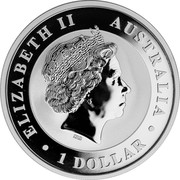 Australia 1 Dollar Horse 2017 ELIZABETH II AUSTRALIA 1 DOLLAR IRB coin obverse Australia 1 Dollar Horse 2017 ELIZABETH II AUSTRALIA 1 DOLLAR IRB coin obverse