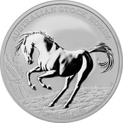 Australia 1 Dollar Horse 2017 AUSTRALIAN STOCK HORSE 2017 1 OZ 9999 SILVER P coin reverse Australia 1 Dollar Horse 2017 AUSTRALIAN STOCK HORSE 2017 1 OZ 9999 SILVER P coin reverse